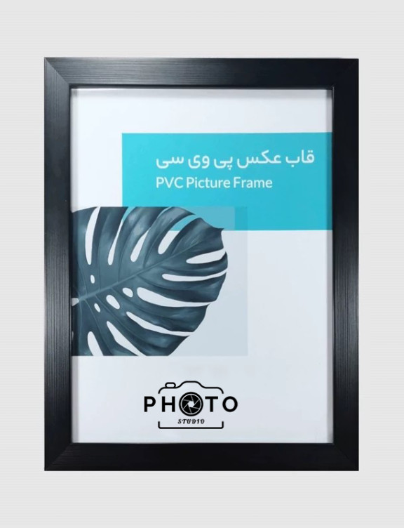 قاب عکس اندازه 13x18 مدل 2 سانتی رنگ مشکی